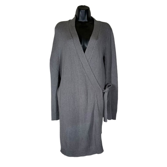 TSE Sweaters - TSE Knit Asymmetrical Wrap Cardigan Size Medium